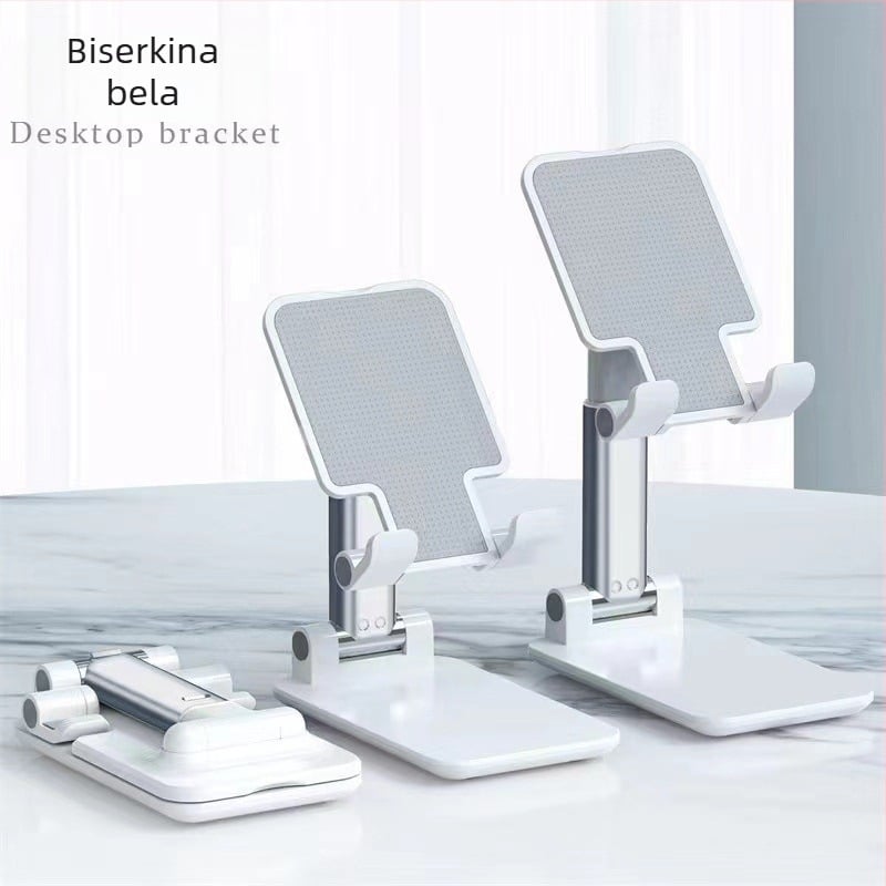 Stalak za telefon i tablet, sklopivi teleskopni stolni nosač za prijenos uživo (plastika, univerzalno)
