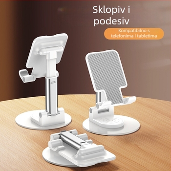 Stalak za stolni telefon i tablet, univerzalni dizajn od legure, prilagodljiv