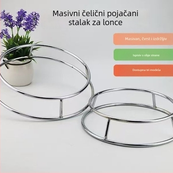 Kružni držač posuđa s toplinskom izolacijom, zavaren, dvostruki sloj skladištenja, nosivost do 50 kg