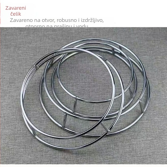 Kružni držač posuđa s toplinskom izolacijom, zavaren, dvostruki sloj skladištenja, nosivost do 50 kg