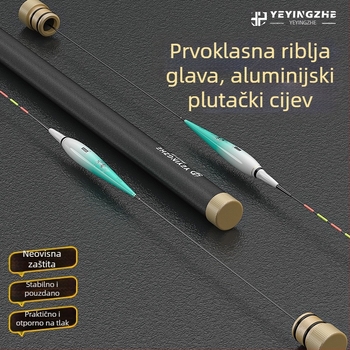 Camper kutija od aluminijskog legura za skladištenje plovaka za ribolov, produžena i ojačana zaštitna kutija