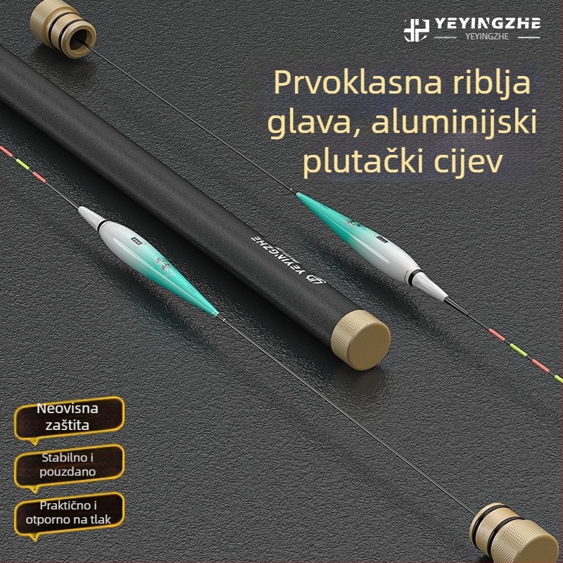 Camper kutija od aluminijskog legura za skladištenje plovaka za ribolov, produžena i ojačana zaštitna kutija