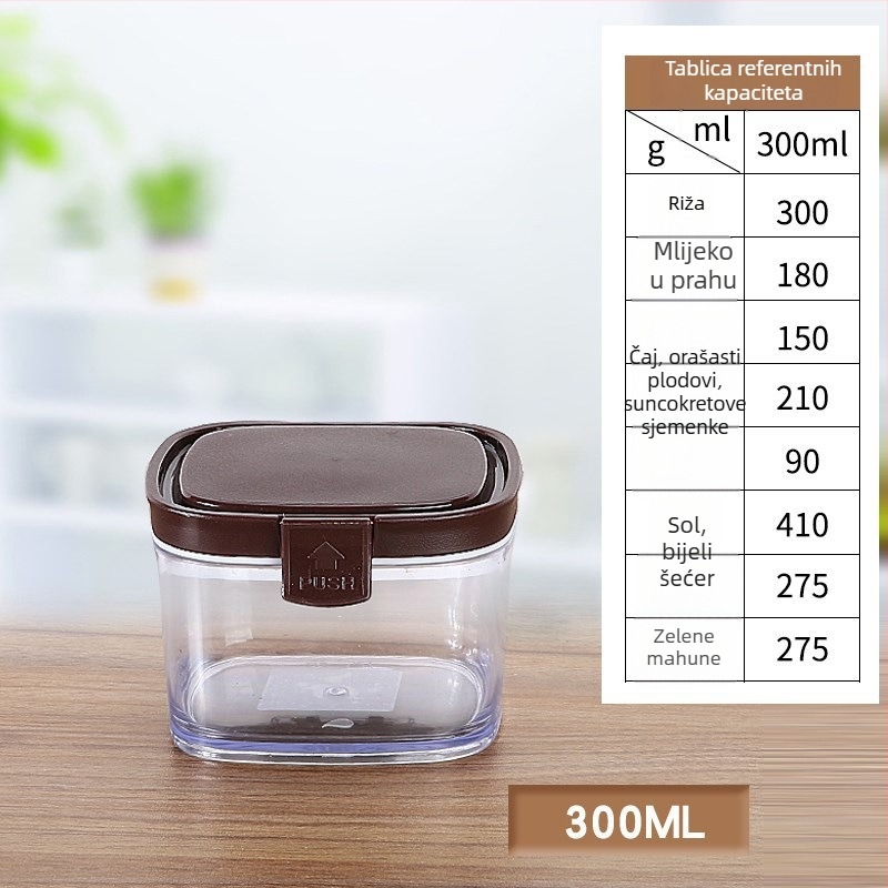 Plastična kutija za čuvanje hrane, kvadratnog oblika, mikrovalna sigurnosna, jednoslojna, mogućnost prilagodbe