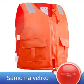 Profesionalni spasilački prsluk, Bosent BST008, visoki uzgon, prijenosni za odrasle i djecu, namijenjen za ugradnju u vozila za hitne spašavanje tijekom poplava