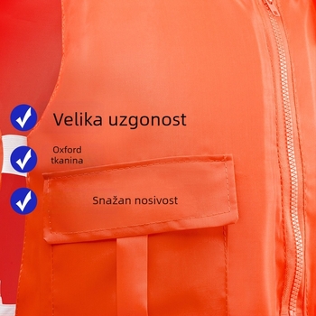 Profesionalni spasilački prsluk, Bosent BST008, visoki uzgon, prijenosni za odrasle i djecu, namijenjen za ugradnju u vozila za hitne spašavanje tijekom poplava