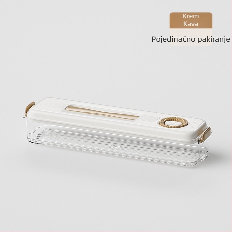 Kutija za skladištenje u hladnjaku za knedle i wontone, prehrambena plastika, očuva svježinu, jednostavan dizajn