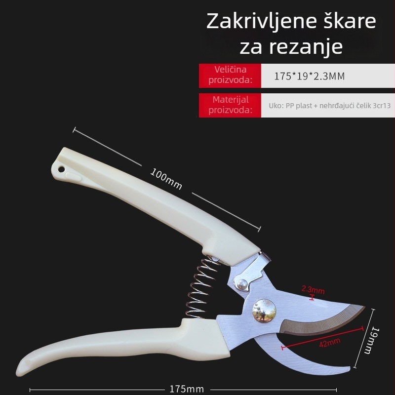 Škarice za krošnje od nehrđajućeg čelika za vrtlarstvo