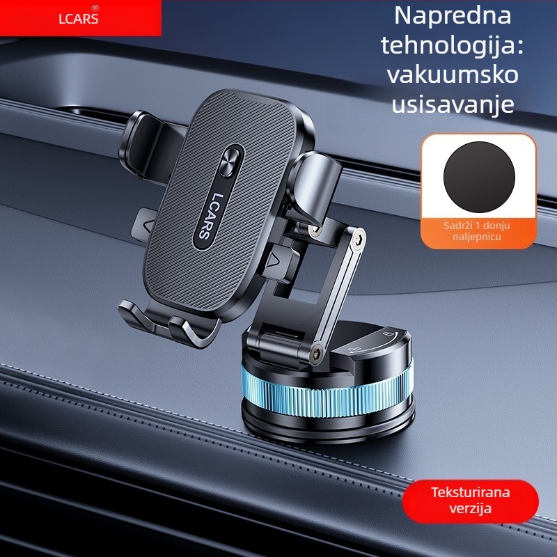 Držač za telefon u automobilu - univerzalna kompatibilnost, pričvršćivanje vakuumskom čašicom, za vjetrobransko staklo, bez napajanja