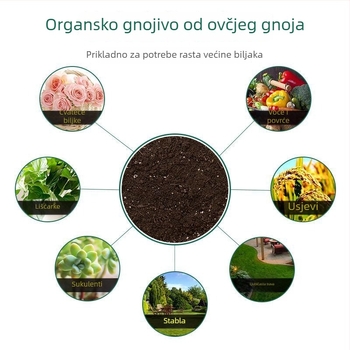 Xinyi Fermentirano organsko gnojivo od ovčjeg stajnjaka – za preradu, gnojivo za tlo za cvijeće i povrće, dodatno hranjenje biljaka