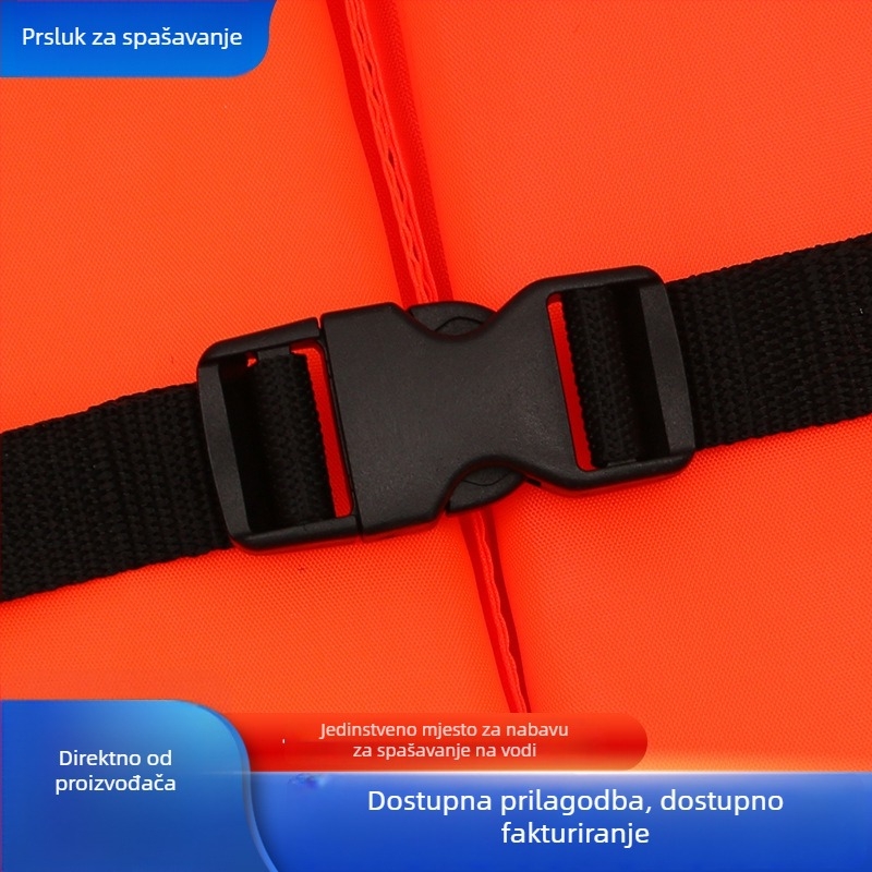 Odrasli prsluk za spašavanje s visokim uzgonom, za spašavanje, tijekom poplava, drift i morski rad – prilagođena izrada