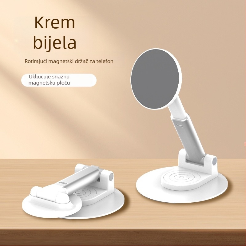 Magnetski stolni držač za telefon s 360° rotacijom, kompatibilan s MagSafe tabletima, izrađen od aluminijske legure