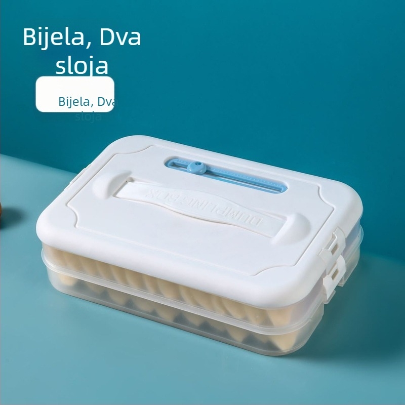 Plastična kutija za knedle za zamrzavanje s višeslojnom posudom, Godsend, crtani stil