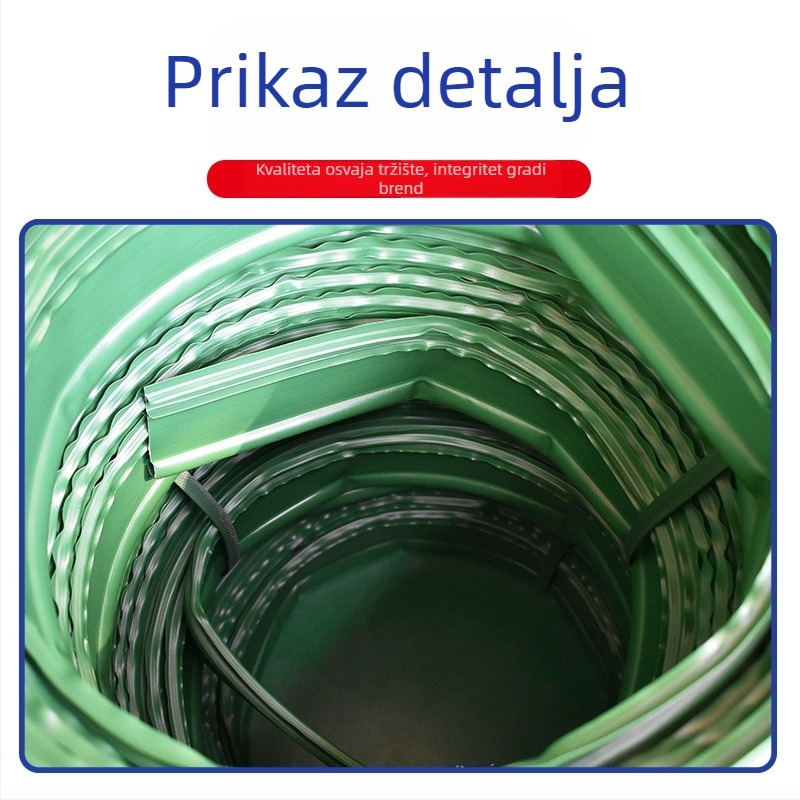 L-oblikovana izolacijska traka za travu i kamenje u vrtu, zelena traka za uređenje okoliša, odvojni panel korijena, odjelni pojas za biljke