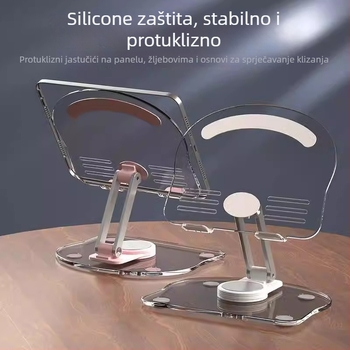 Stolni nosač za telefon i tablet, Lazy bracket tip, Materijal: plastika, Univerzalno, 3C certifikat: 2020010907343370
