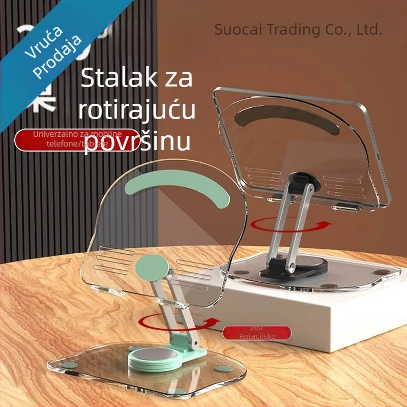 Stolni nosač za telefon i tablet, Lazy bracket tip, Materijal: plastika, Univerzalno, 3C certifikat: 2020010907343370