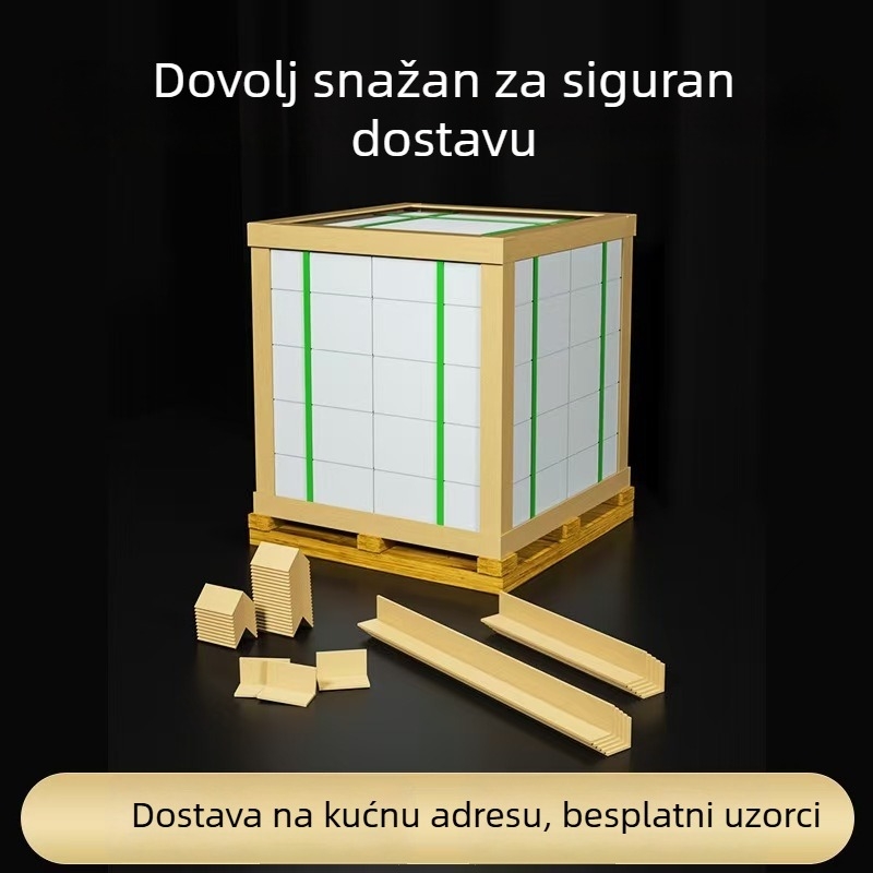 L-oblik zaštitnik kut papira, kraft papir + gazna cijev, tlačni proces, super tvrd, marka HL