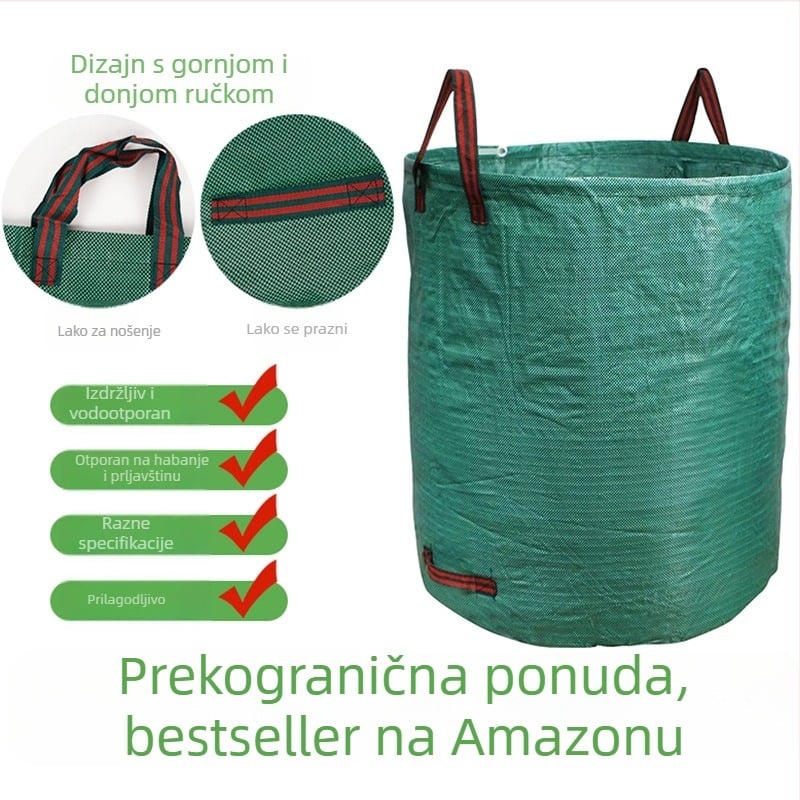 Torba za lišće i grane, vrtna, velikog kapaciteta