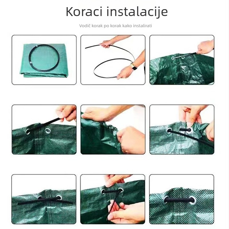 Torba za lišće i grane, vrtna, velikog kapaciteta