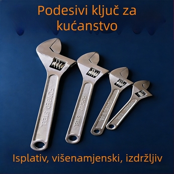 Podesivi ključ od karbonskog čelika, model 01, prekogranični izvoz