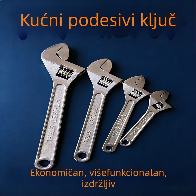 Podesivi ključ od karbonskog čelika, model 01, prekogranični izvoz