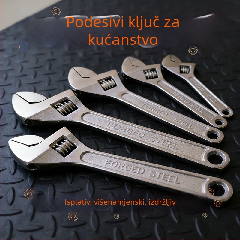 Podesivi ključ od karbonskog čelika, model 01, prekogranični izvoz