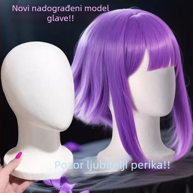 Penasti model glave za stiliziranje perika – bez lica, velik obim glave, model JXT14, Anime cosplay perika, nije za bojanje