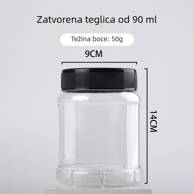 Mingyue Packaging - PET posuda za hranu s širokim otvorom, poklopcem i brtvom od aluminijske folije