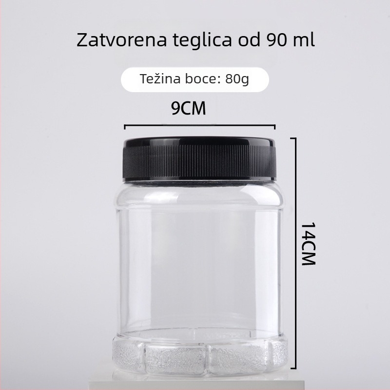 Mingyue Packaging - PET posuda za hranu s širokim otvorom, poklopcem i brtvom od aluminijske folije