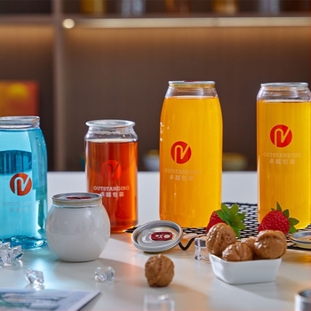 PET plastična boca za napitke s velikim otvorom, model 202#, tiskano logo, kapaciteti 500 ml / 330 ml / 360 ml