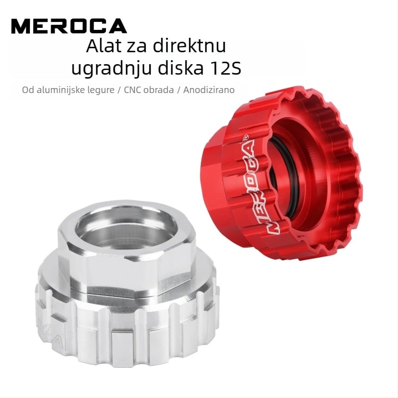 alat za instalaciju/uklanjanje 12-brzinskog direktnog diska za M7100/M8100/M9100 XT — aluminijska legura, MEROCA, licencirana privatna oznaka