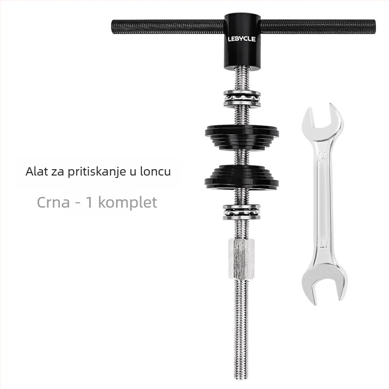 Lebycle Set alata za planinski bicikl – press-in alat za headset, crankset i bottom bracket – aluminijska legura, privatna oznaka dostupna