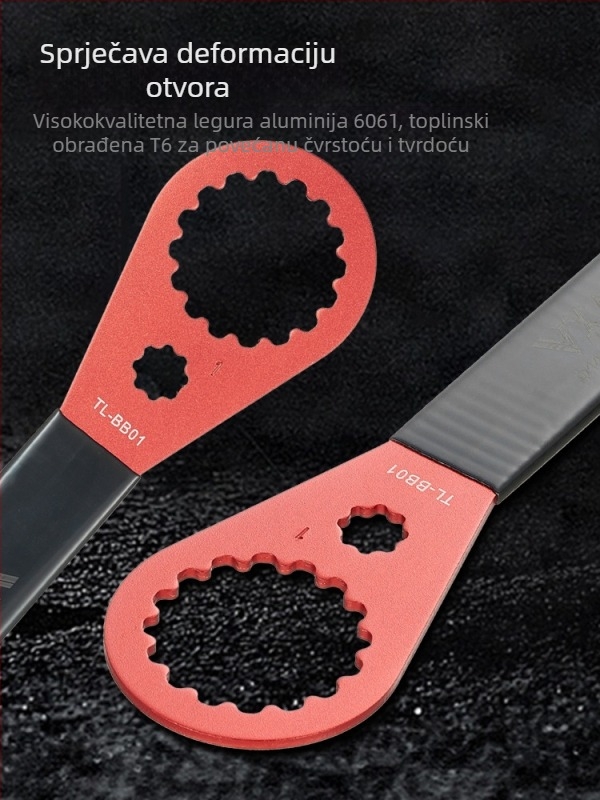 Ključ za BB bicikl – aluminijska legura, marka VXM, BB52MT800, kompatibilan s GXP/FSA, prilagodljiv