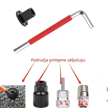 L-oblik šesterokutni ključ za bicikl, materijal: karbonska čelika i plastika, marka Peng sheng