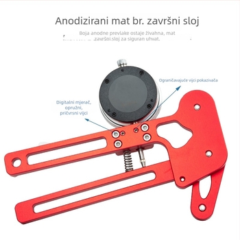 AXI mjerač napetosti šipki za bicikl – aluminijska legura, podešavanje napetosti šipki, poravnanje kotača, prilagođena obrada, licencirana privatna marka