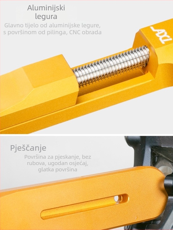 AXI alat za resetiranje klipa kočnice na biciklu s diskom — aluminijska legura, dvostruki klip, hidraulično resetiranje i popravak