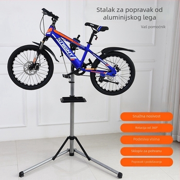 Bhakti aluminijski okvir za popravak bicikla – držač za prikaz, za MTB i cestovne bicikle, spreman za privatnu etiketu