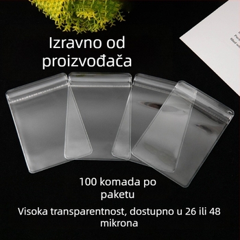 Samozatvarna vrećica za nakit od nefrita, debeli PVC, visoka propusnost, prilagodljiva duljina brtve, Yiwu Zhihui Packaging