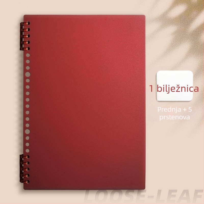 Cornell bilježnica A5, B5 i A4, 60 stranica, 80 g/m² dvostrani offset papir, PP kućište, vezanje binder, horizontalne linije Cornell i kvadratna mreža, retro stil