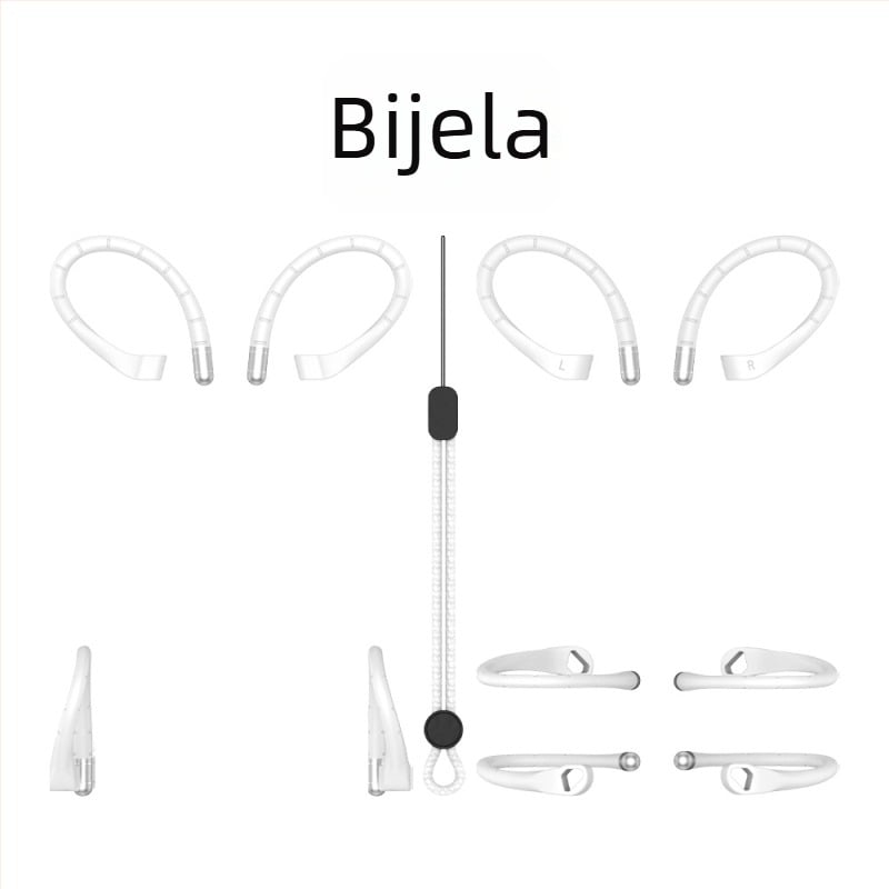 Silikonske ušne kukice protiv gubitka za Samsung Galaxy Buds 3 Pro/3/3 FE | Materijal: Silikon; Stil: Prijenosno, Univerzalno; Izrada: Injekcijsko oblikovanje; Prilagođavanje: Podržano.