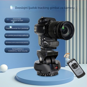 Gimbal za pametni telefon s horizontalnom rotacijom 360°, vertikalnim nagibom 70°, inteligentnim praćenjem lica, dvostruki osi električni panoramski gimbal, kompatibilan s DJI Pocket 2