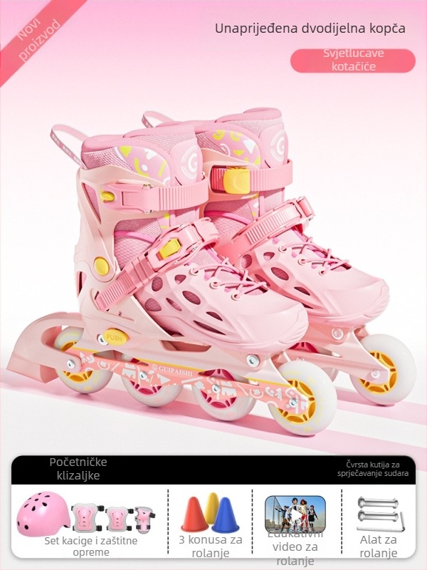 Patkice s gornjim PU+mrežastim dijelom, PU kotači, jednoslojni kotači, TPR potplat