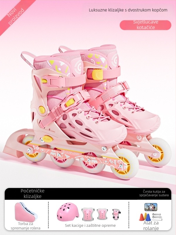 Patkice s gornjim PU+mrežastim dijelom, PU kotači, jednoslojni kotači, TPR potplat