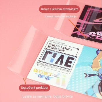 Samozavarajuća prozirna polipropilenska vrećica za darove, marka Cute Key, duljina zatvaranja 10–30 cm