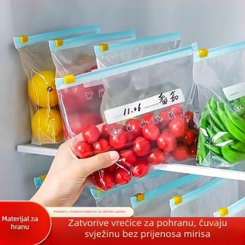 Zexi Vrećica za vakuumsko skladištenje hrane sa zatvaranjem na zip, artikal 0117