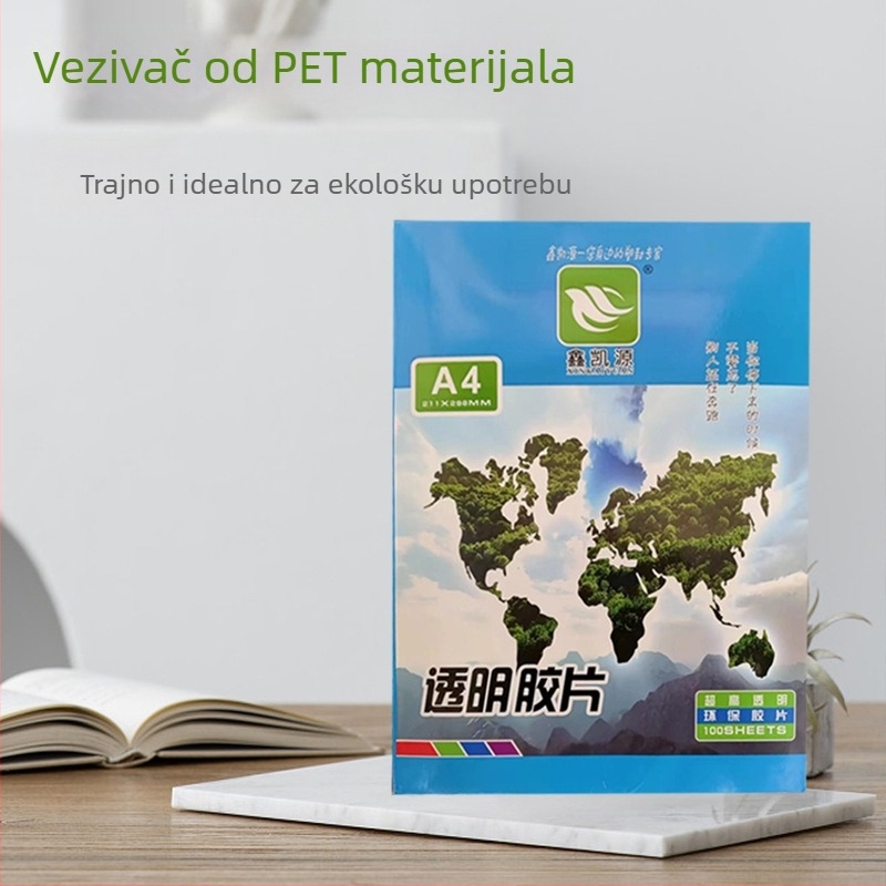 PET film za vezivanje, visoka prozirnost, debljina 20 mm, za opremu i potrošni materijal za vezivanje