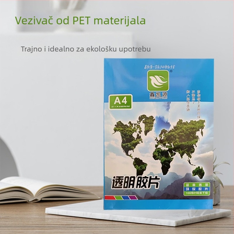 PET film za vezivanje, visoka prozirnost, debljina 20 mm, za opremu i potrošni materijal za vezivanje