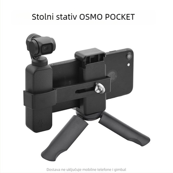 Osmo Pocket fiksni nosač za kameru i mobitel, sklopivi stabilizator stativa (Materijal: plast; Nosivost: 2–5 kg; Broj sekcija: 1; Težina: 0,2 kg)