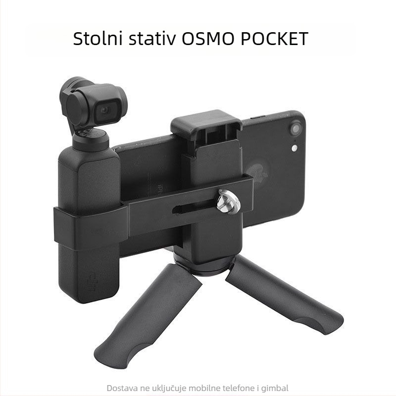 Osmo Pocket fiksni nosač za kameru i mobitel, sklopivi stabilizator stativa (Materijal: plast; Nosivost: 2–5 kg; Broj sekcija: 1; Težina: 0,2 kg)