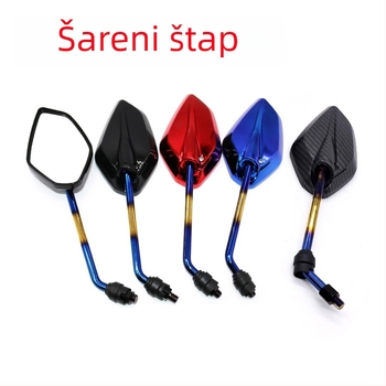 Yamaha NMAX155 motociklističko retrovizor, Plastika+Čelik, kvadratno ogledalo, model Sh-2672, marka Bright xin