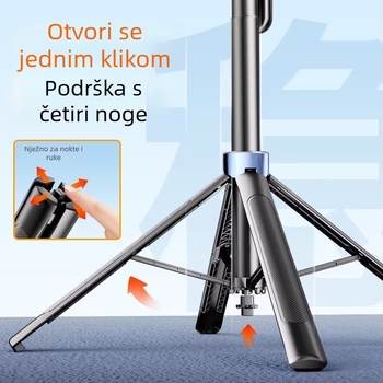 Držač za telefon s dvostrukim postavljanjem za live stream i snimanje na otvorenom (Materijal: Drugo; Bez daljinskog upravljača; Bez Bluetootha; Bez rasvjete)